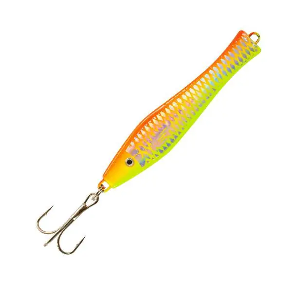 Seizoensaanbieding Team Deep Sea Spitzkopf Holograph Pilker | Orange/ Gelb