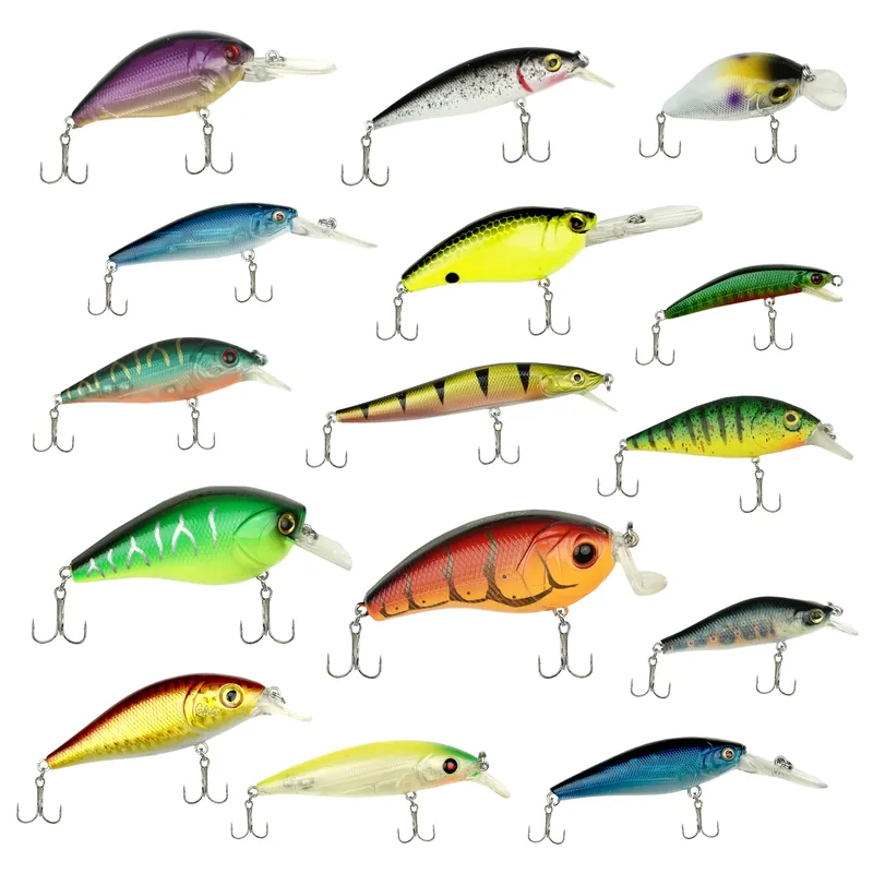 Fish-Xpro Kunstaasset Pluggenset 15 stuks Premium