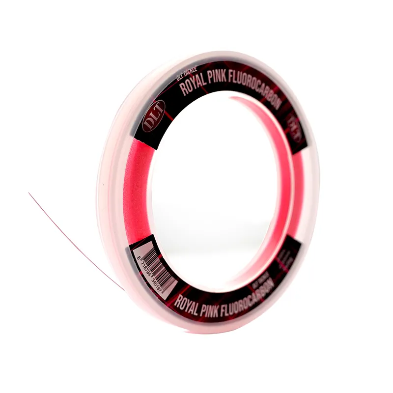 DLT Royal Pink | Fluor Carbon Lijn | 200m 0,25mm 5,45kg Trekkracht Premium