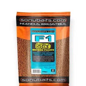 Veilige Betaling Sonubaits Stiki - F1 - Method Pellets - 4mm
