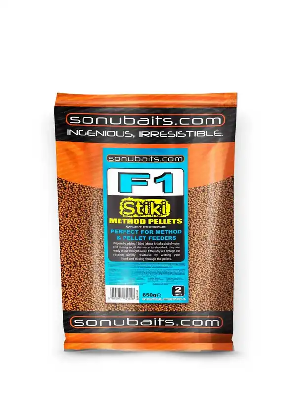 Veilige Betaling Sonubaits Stiki - F1 - Method Pellets - 4mm