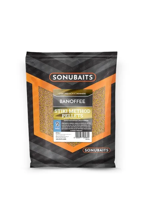 Sonubaits Stiki - Banoffee - Method Pellets - 2mm - 650gr Lage Kosten