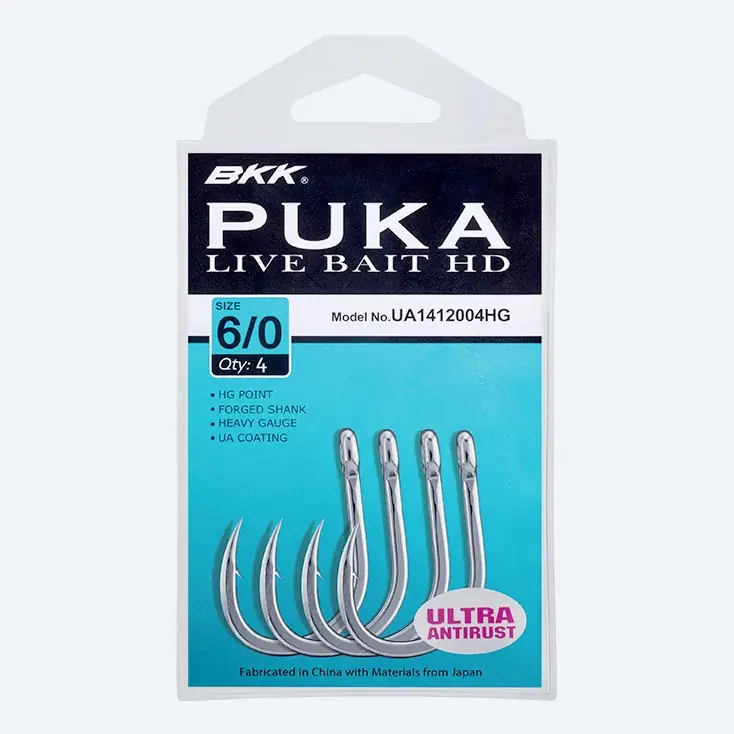 Weekendaanbieding BKK PUKA Livebait HD Ultra Antirust - Size 8/0#