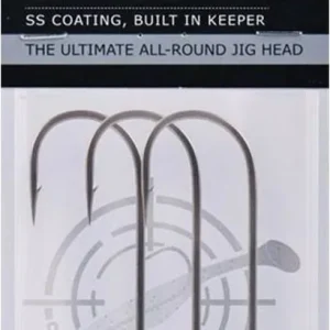BKK Round Elite Jigheads + Baitkeeper - Grijs - 5g - 4/0# - 3pcs Speciale Aanbieding
