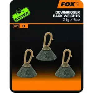 Hete Deal Fox Edges Downrigger Back Weights 21g (3/4oz) x 3