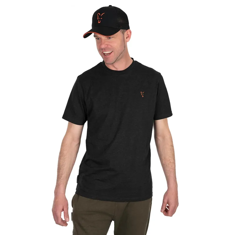 Shop Nu Fox Collection T-Shirt - Black/Orange - M