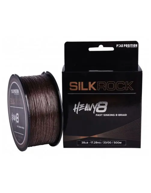 Pole Position Silkrock Heavy 8 - Brown - 0,30mm - 500m Laatste Versie
