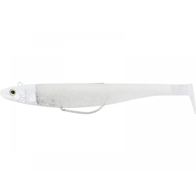 Flitsaanbieding Westin Magic Minnow - Weedless Jig - 28g - 12,5cm - Snow White - #1/0