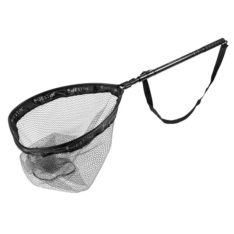 Gereduceerde Prijs Westin W6 Cr Telescopic Landing Net 3M S 38W cm X 45L cm X 50 cm Depth Handle Length 63/300cm