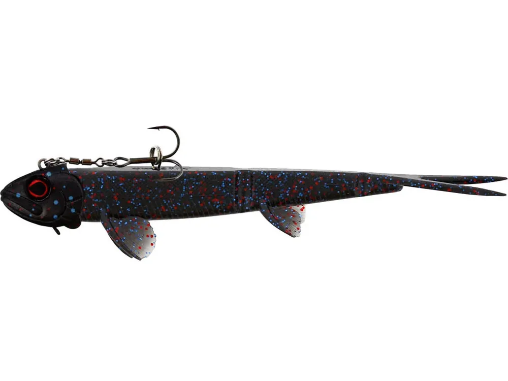 Beperkte Voorraad Westin Twinteez - Pelagic V-Tail - R'N'R - 21cm - 70g - Black Mamba