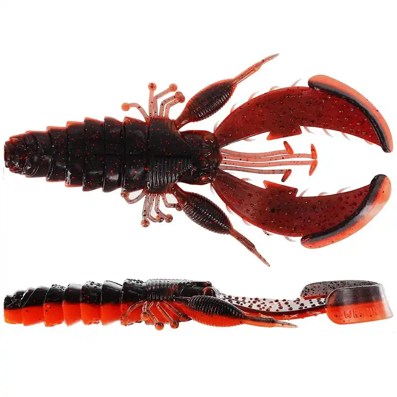 Westin CreCraw - Creaturebait - 8.5cm - 7g - Lava Craw - 5pcs Speciale Aanbieding
