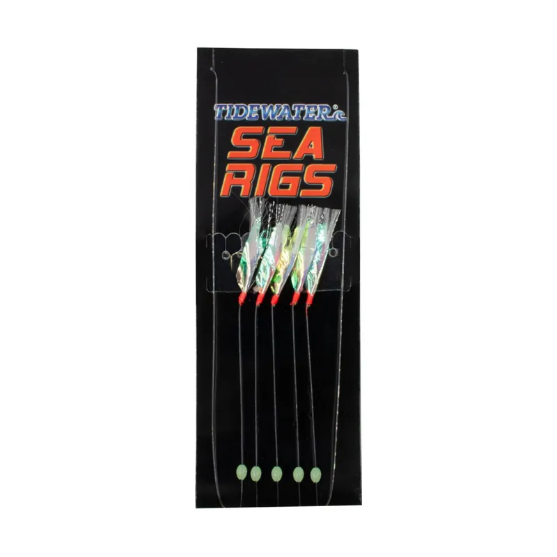 Actieprijs Eurocatch Fishing Sea Rig | Super Flash Small | Haakmaat 8 | 5 Stuks