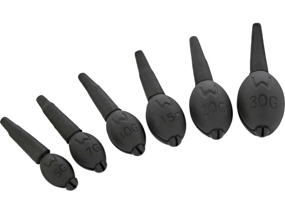 Westin - Adjustable Float Weights Lead - 10G/1/3Oz - Matte Black - 4Pcs Weekendaanbieding