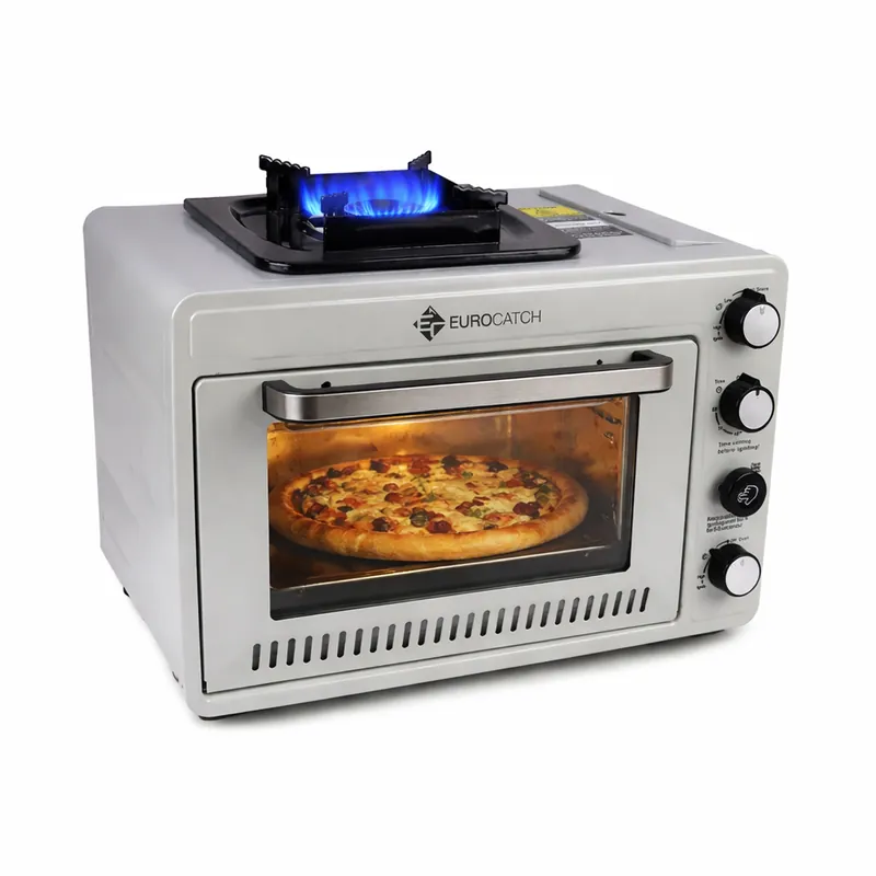 Snelle Levering Eurocatch Gas Oven - Portable Camping Oven - 50x37x39cm 2,4Kw