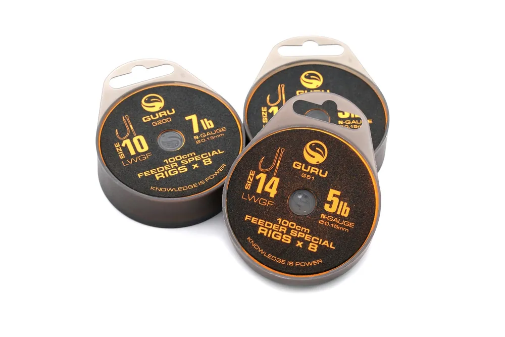 Lage Prijs LWGF Feeder Special Rigs - 1,00m - 0,15mm - size 14