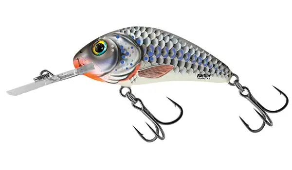 Salmo Rattlin' Hornet Floating - 6,5cm - Silver Holographic Shad Dagaanbieding