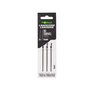 Bestseller Korda Kable Leadcore Leader QC Swivel 50cm - Gravel