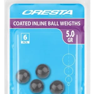 Must-Have CRESTA Coated Inline Ball Weight (6stuks) 1.0G