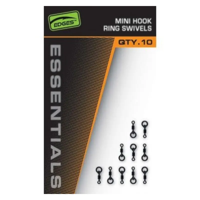 FOX Edges Mini Hook Ring Swivels (10stuks) Goedkoop