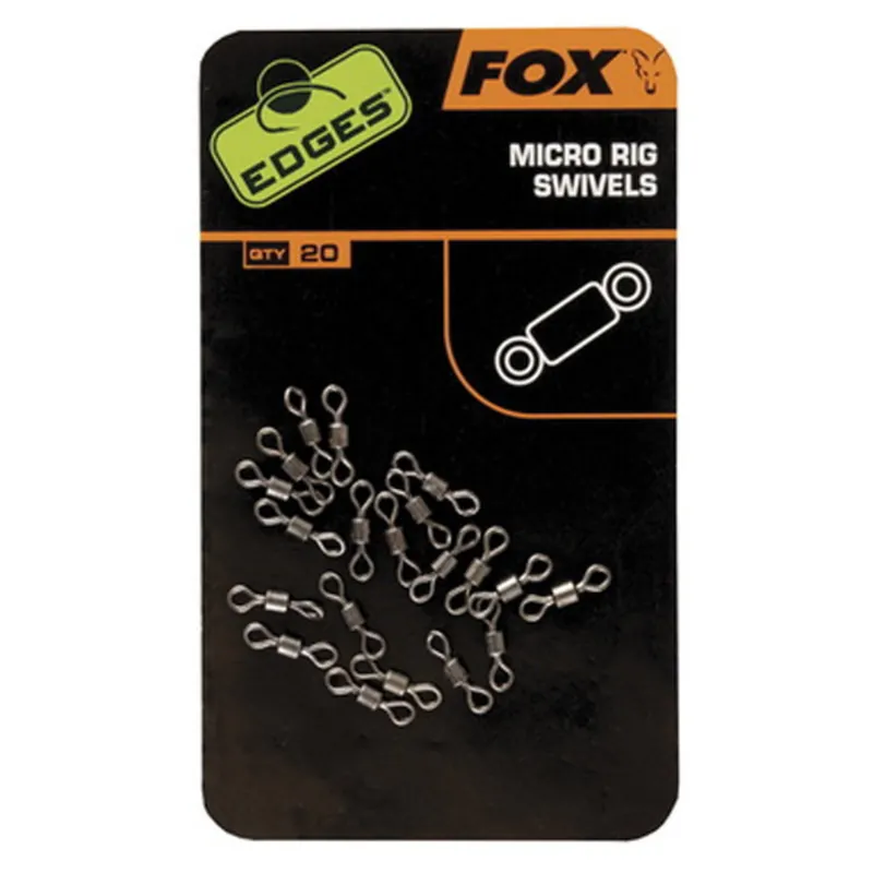 Premium FOX Micro Rig Swivels (20stuks)