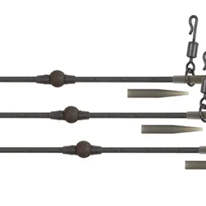 FOX Tuff Tungsten Tubing Heli-Clip Rigs (3stuks) Koopje