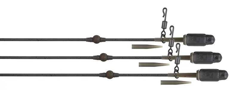 FOX Tuff Tungsten Tubing Heli-Clip Rigs (3stuks) Koopje