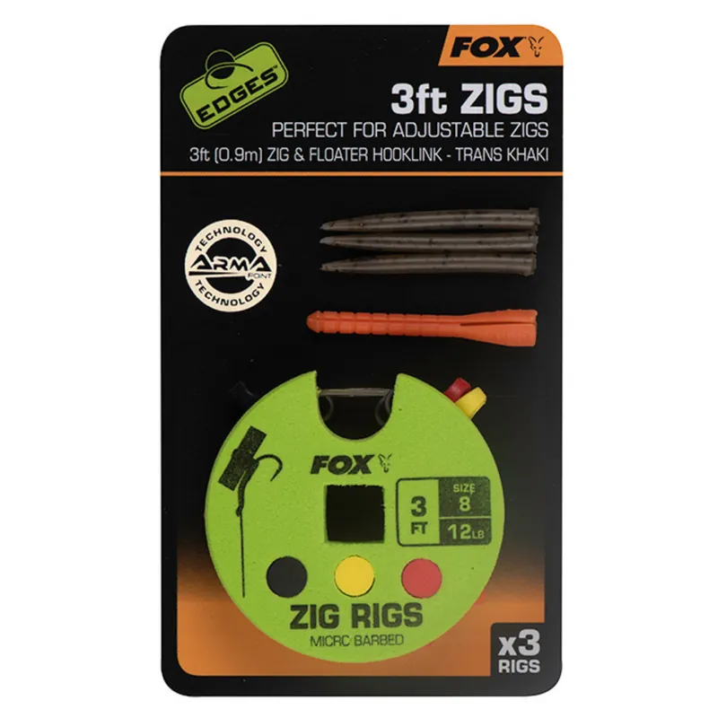Aanbieding FOX Zig Rig 3ft (3stuks)