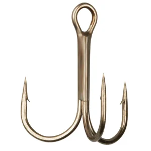 Op = Op GAMAKATSU 13B Treble Hooks Bronze (10stuks) Haakmaat 8
