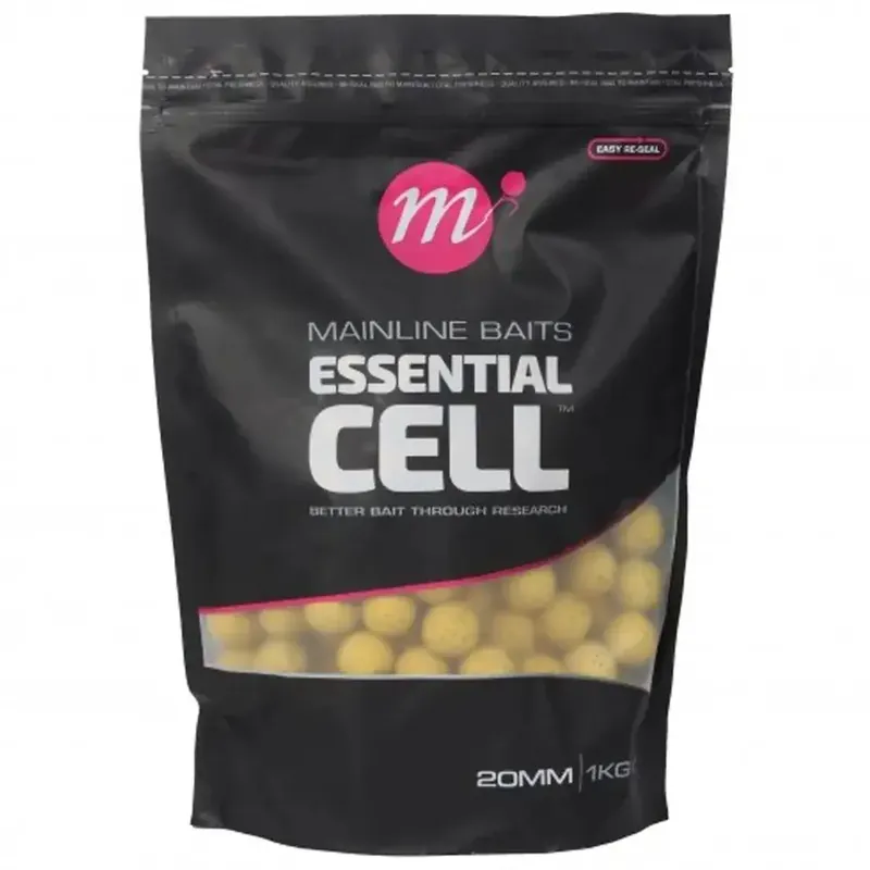 MAINLINE Shelf Life Boilies Essential Cell (1kg) 20mm Aanbieding