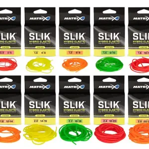 MATRIX Slik Elastic (3m) Size 4 - 6 (1.0mm) Yellow Gratis Retour