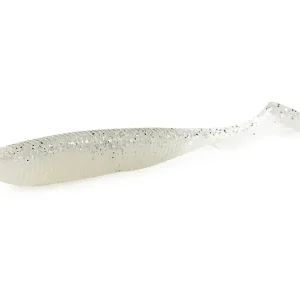 MOLIX RA Shad 4" FLAT (10.2cm) (5stuks) White Shad Voordeelprijs