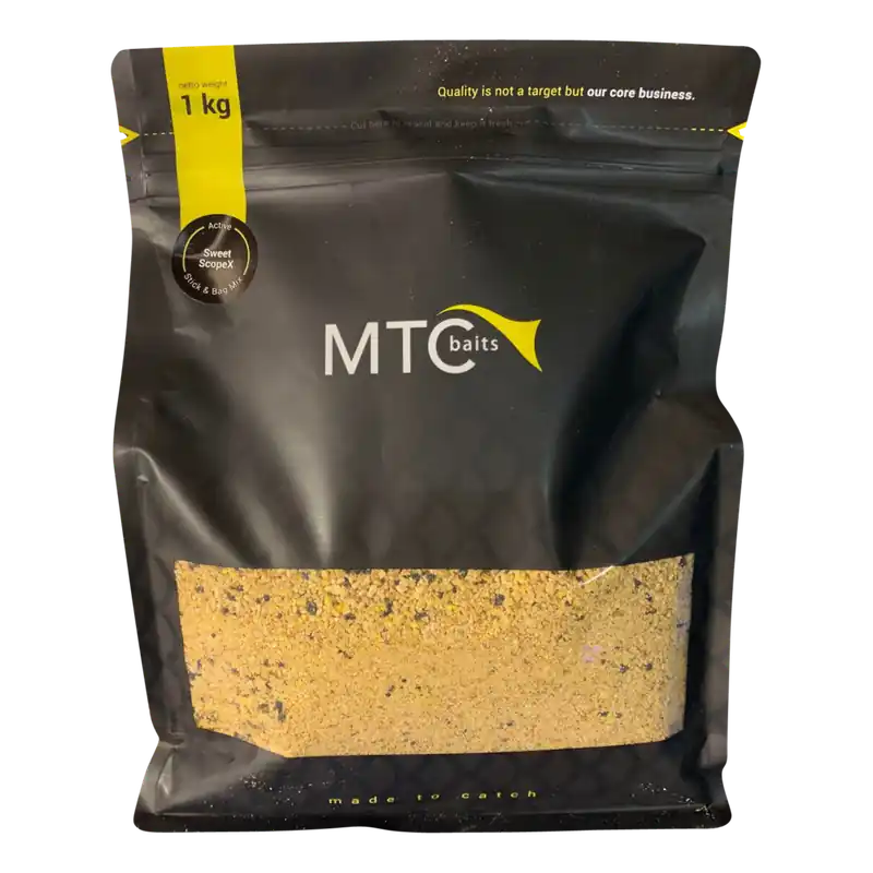 MTC BAITS Active Stick & Bag Mix Sweet Scopex (1kg) Direct Beschikbaar