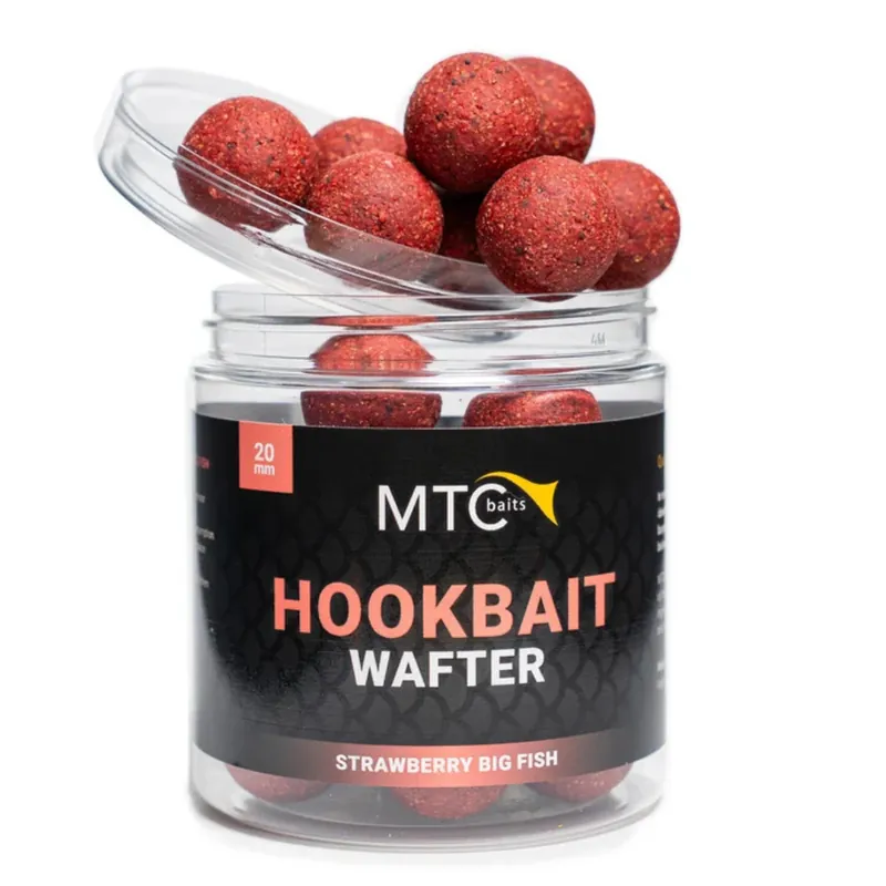 Exclusieve Aanbieding MTC BAITS Hookbait Wafter Strawberry Big Fish 16 mm