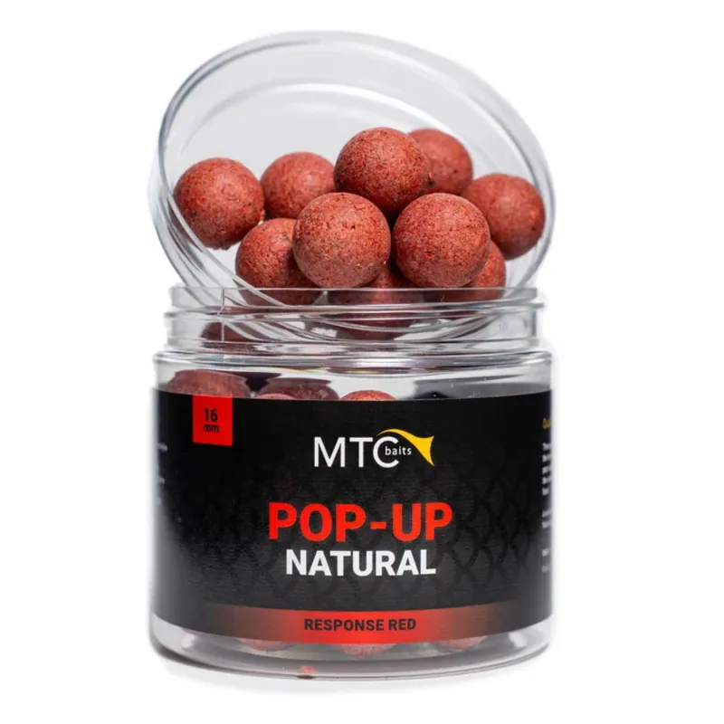 Gecertificeerd MTC BAITS Pop-Up Natural Response Red 16 mm