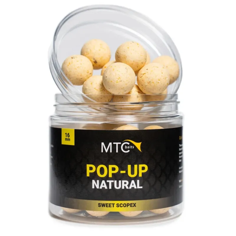 MTC BAITS Pop-Up Natural Sweet ScopeX 16 mm Veilige Betaling