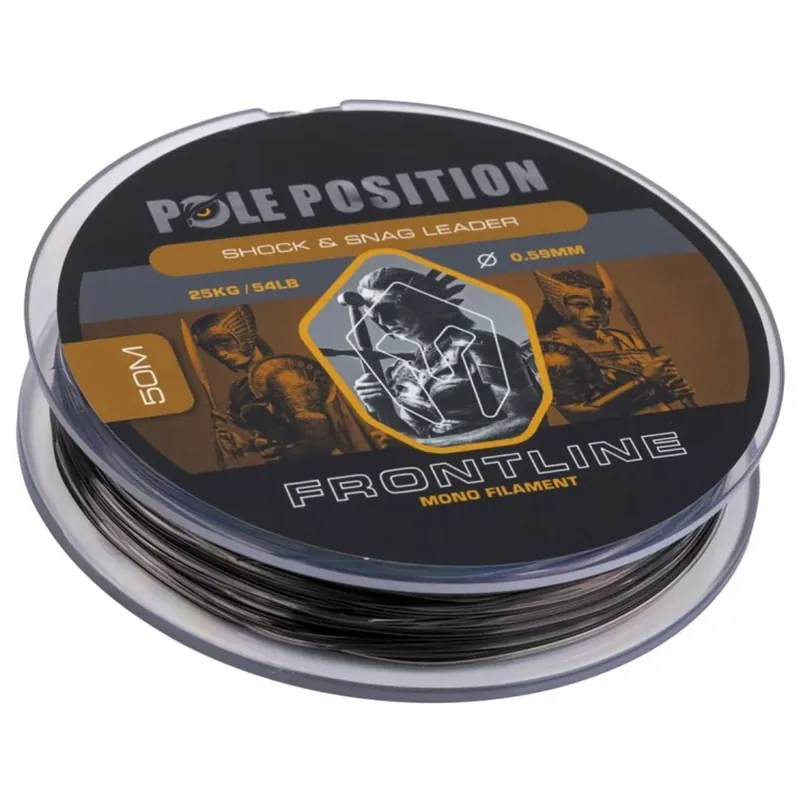 POLE POSITION Frontline Monofilament - Karper Voorslag (50m) 0.49mm - 17kg/36lb Must-Have