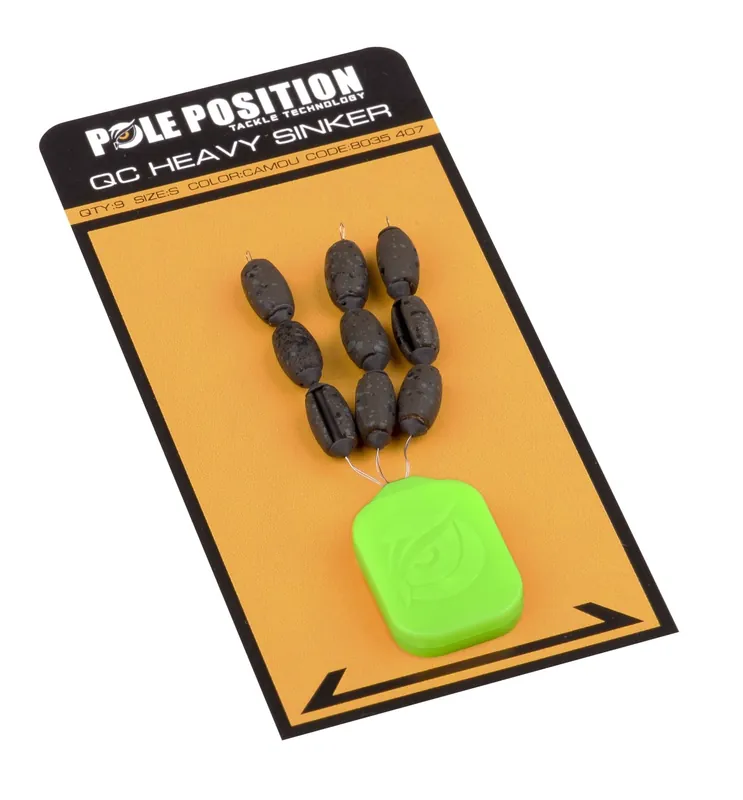 POLE POSITION QC Heavy Sinker (9stuks) SMALL Superprijs