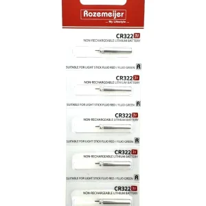 Laatste Versie ROZEMEIJER Lithium Battery Pack 5stuks CR322 (Niet Oplaadbaar)