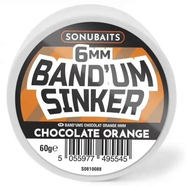 SONU BAITS Band'Um Sinker Chocolate Orange (60gr) Laatste Versie
