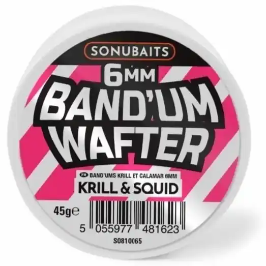 Beperkte Voorraad SONU BAITS Band'Um Wafters Krill & Squid (45gr)