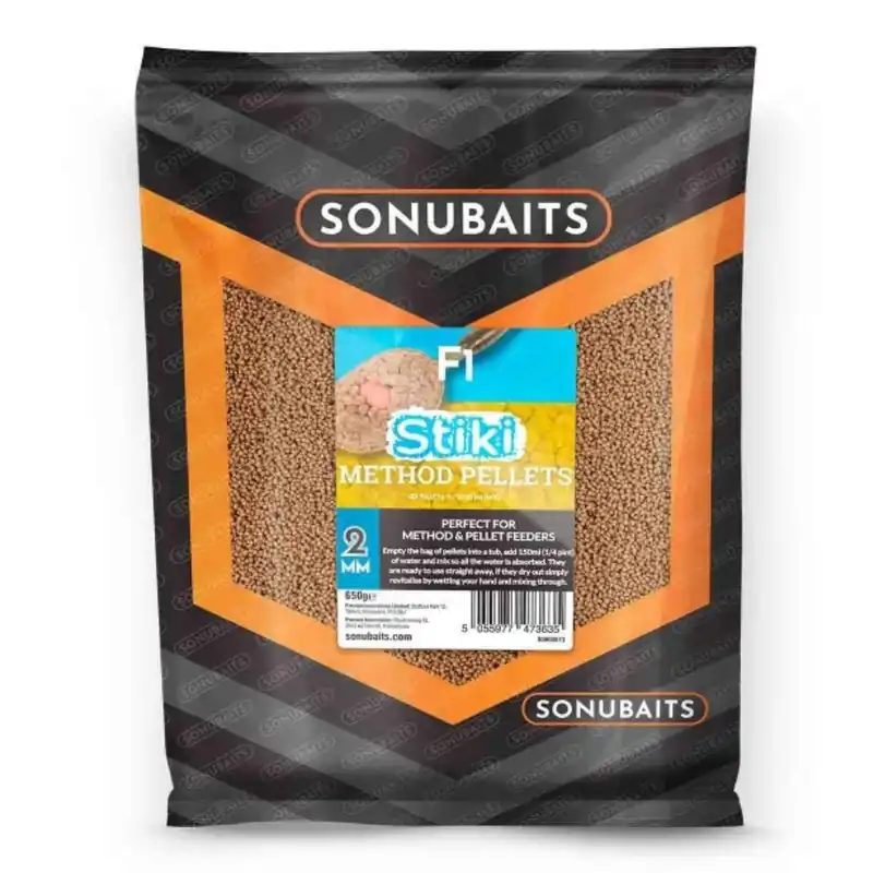 Gecertificeerd SONU BAITS F1 Stiki Method Pellets 2mm (650gr)