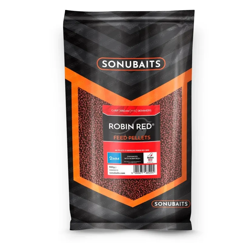 Beperkte Voorraad SONU BAITS Feed Pellets Robin Red 2mm (900gr)