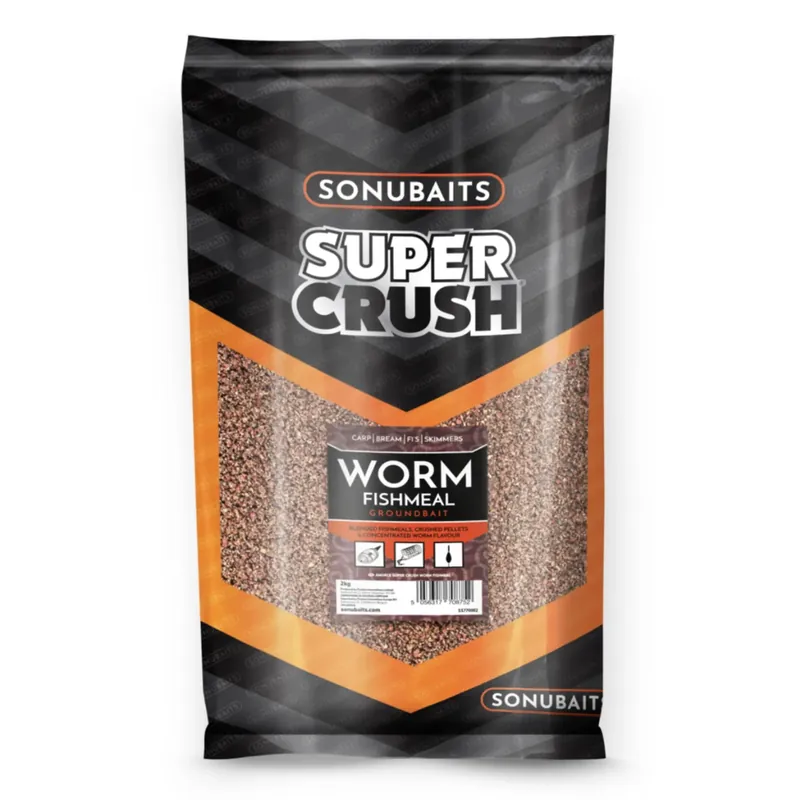 Snelle Levering SONU BAITS Groundbait Worm Fishmeal (2kg)