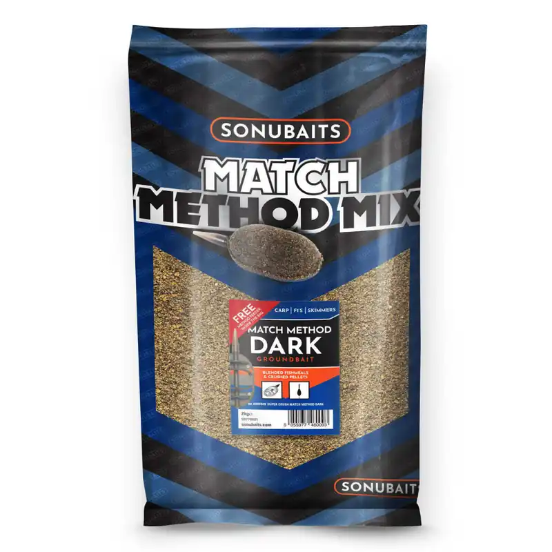 SONU BAITS Match Method Mix Dark (2kg) Alleen Vandaag
