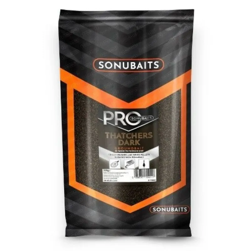 SONU BAITS Pro Groundbait Thatchers Dark (900gr) Snelle Levering