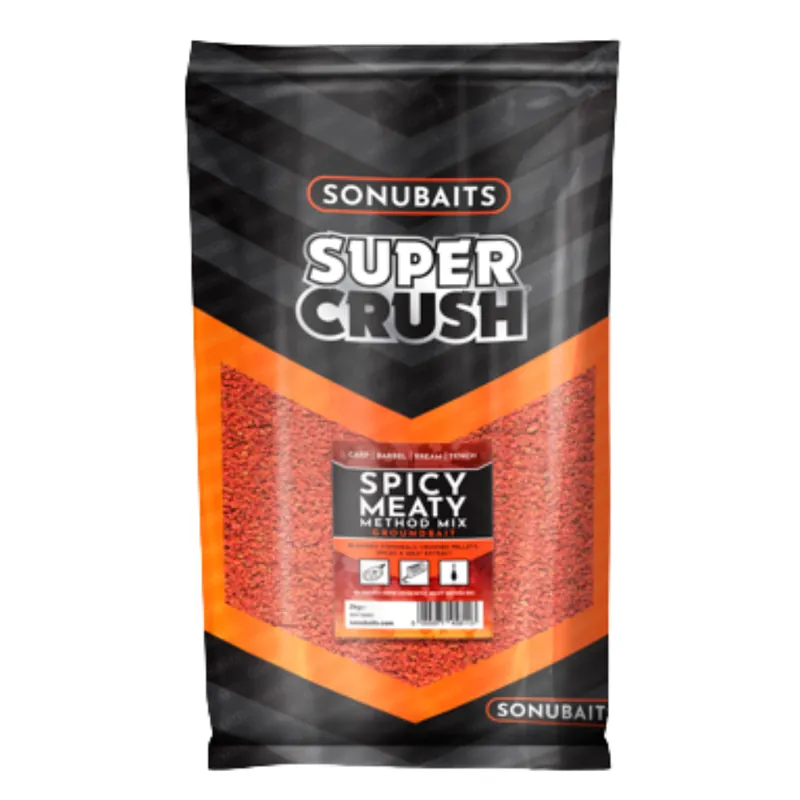 SONU BAITS Spicy Meaty Method Mix (2kg) Populair