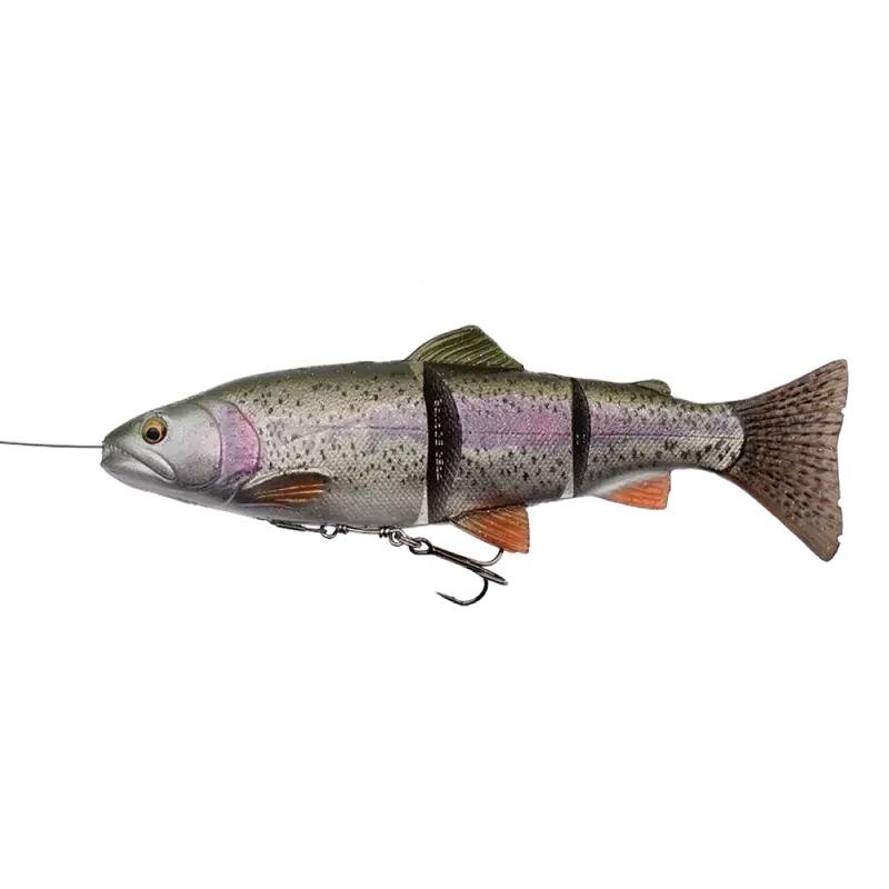Finale Uitverkoop 4D Kunstaas Line Thru Trout |15 cm | 35G | Slow sink | Rainbow