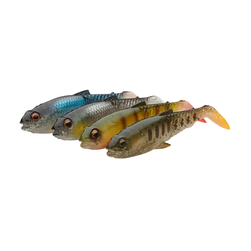 Craft Cannibal Paddletail 8,5 CM | 7G | Clear Water Mix 4 stuks Goedkoop