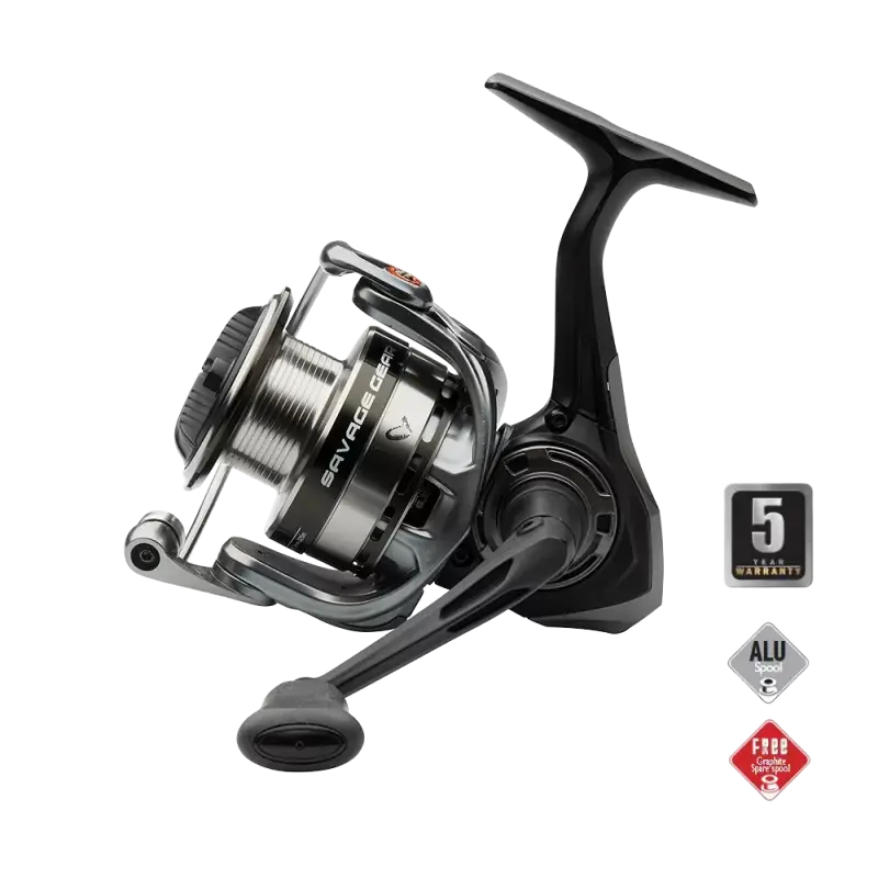 Direct Beschikbaar Savage Gear SG4 1000 FD | 8 + 1BB |slip voorop | Incl. reserve spoel