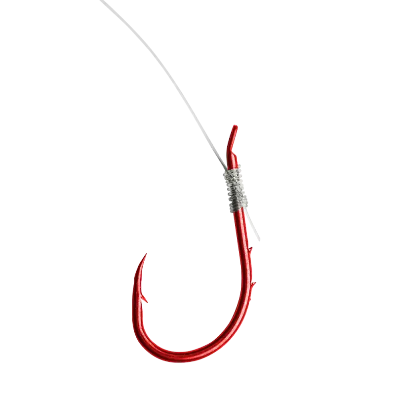 Dam Spezi Trout Red | Haakmaat 6 | 0.22MM | 3.2KG | 7LBS | 70CM | 10 stuks Koopje